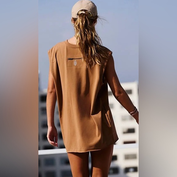 Free People | Hot Shot Micro Set | Camel | Size Large | NWOT - Picture 8 of 13